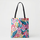 Tropische Bladeren Bloemetas Tote Bag (Voorkant)