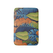 Tropische bladeren, bloemig naadloos patroon. badmat (Voorkant Verticaal)