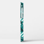 Tropische bladeren: bloemig naadloos patroon. Case-Mate iPhone case (Achterkant / Links)