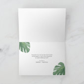 Tropische Bladeren | Blush en Groen Bedankt (Binnen)