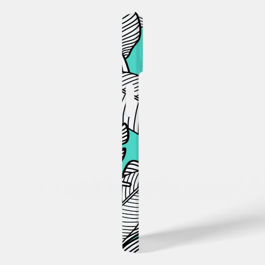 Tropische bladeren botanisch Case-Mate iPhone case (Achterkant / Rechts)