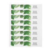 Tropische bladeren | Bruiloft (Vel)