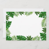 Tropische bladeren | Bruiloft | bruidsmeisje Kaart (Achterkant)