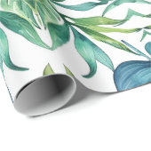 Tropische bladeren cadeaupapier (Rol Hoek)
