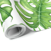 Tropische bladeren cadeaupapier (Rol Hoek)