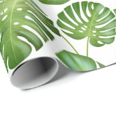 Tropische Bladeren Cadeaupapier (Rol Hoek)