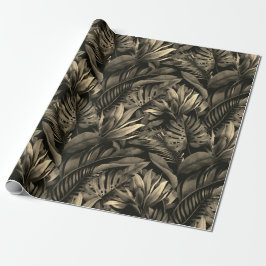 Tropische Bladeren Cadeaupapier