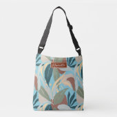 Tropische bladeren  Canvas tas (Voorkant)