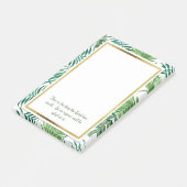 Tropische bladeren Christelijke Bijbel Verse Post  Post-it® Notes (Schuin)