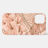 Tropische bladeren: creatief met de hand getekend Case-Mate iPhone case (Achterkant (horizontaal))