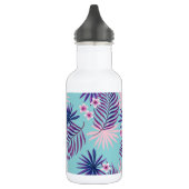 Tropische bladeren en bloemen 2 waterfles (Links)