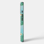 Tropische bladeren en bloemen Case-Mate iPhone case (Achterkant / Links)