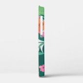 Tropische bladeren en bloemen in pasteltinten Case-Mate iPhone case (Achterkant / Links)
