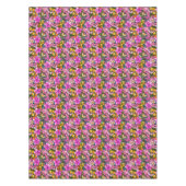 Tropische bladeren en bloemen tafelkleed (Voorkant)