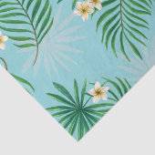 Tropische bladeren en bloemen tissuepapier (Detail)