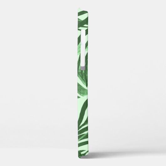 Tropische bladeren en bloemen, waterverf. Case-Mate iPhone case (Achterkant / Links)