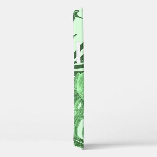 Tropische bladeren en bloemen, waterverf. Case-Mate iPhone case (Achterkant / Rechts)