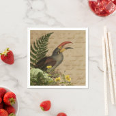 Tropische bladeren en Toscane Servet (Insitu)