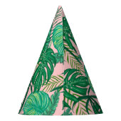 Tropische bladeren feesthoedjes (Achterkant)