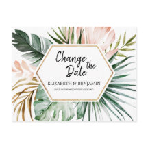 Tropische bladeren Geometrisch Lijst Verander de d