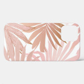 Tropische bladeren: glanzend verlooppatroon. Case-Mate iPhone case (Achterkant (horizontaal))