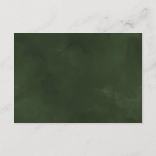 Tropische bladeren Gouden bruiloft Wishing Well Informatiekaartje (Achterkant)