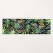 Tropische bladeren Groen Yogamat (Voorkant (horizontaal))