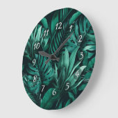 Tropische bladeren grote klok (Hoek)