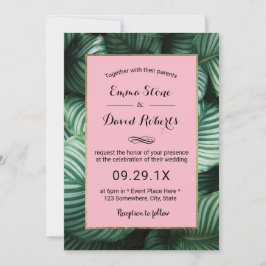 Tropische bladeren Hawaiian Beach Weddenschap Kaart