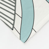 Tropische bladeren: heldere naadloze trend fleece deken (Hoek)