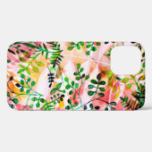 Tropische bladeren herhalen zich. Kunstfoto Case-Mate iPhone Case (Achterkant (horizontaal))