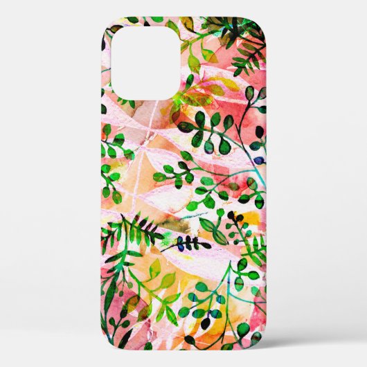 Tropische bladeren herhalen zich. Kunstfoto Case-Mate iPhone Case (Achterkant)