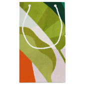 Tropische bladeren klein cadeauzakje (Achterkant)