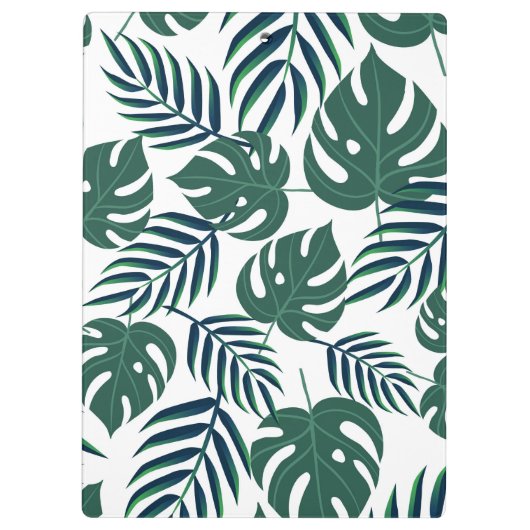 Tropische bladeren klembord (Achterkant)