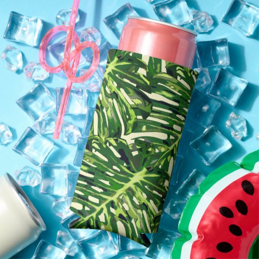 Tropische bladeren Koelbox Seltzer Blikjeskoeler (Insitu Zomer)