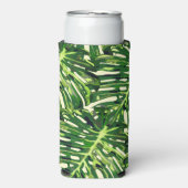 Tropische bladeren Koelbox Seltzer Blikjeskoeler (Seltzer Voorkant)