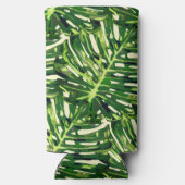 Tropische bladeren Koelbox Seltzer Blikjeskoeler (Achterkant)