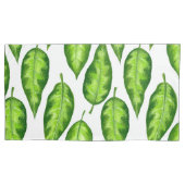 Tropische bladeren kussensloop (Voorkant-Links)