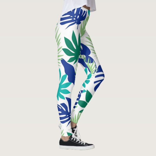 Tropische bladeren leggings (Rechts)