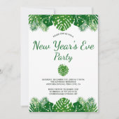 Tropische bladeren lichten moderne tijd van de Eve Kaart (Voorkant)