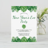 Tropische bladeren lichten moderne tijd van de Eve Kaart (Staand voorkant)