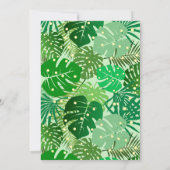 Tropische bladeren lichten moderne tijd van de Eve Kaart (Achterkant)