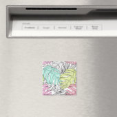 Tropische bladeren magneet (Insitu (Vaatwasser))