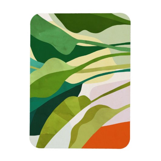 Tropische bladeren magneet (Verticaal)