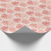 Tropische bladeren: met de hand getekend patroon. cadeaupapier (Hoek)