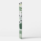 Tropische bladeren: met de hand getekende print. Case-Mate iPhone case (Achterkant / Rechts)