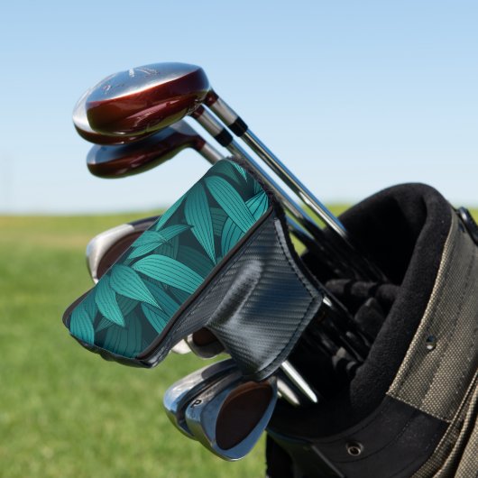 Tropische bladeren met gradiënt golfheadcover (Insitu)