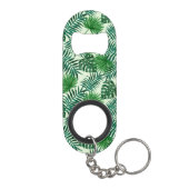 Tropische bladeren mini flessenopener (Achterkant)