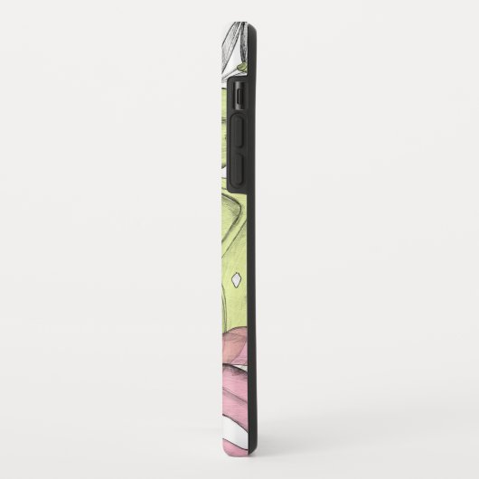 Tropische bladeren Mode Case-Mate iPhone Case (Achterkant/links)