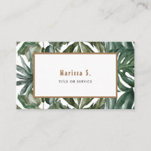 Tropische bladeren modern